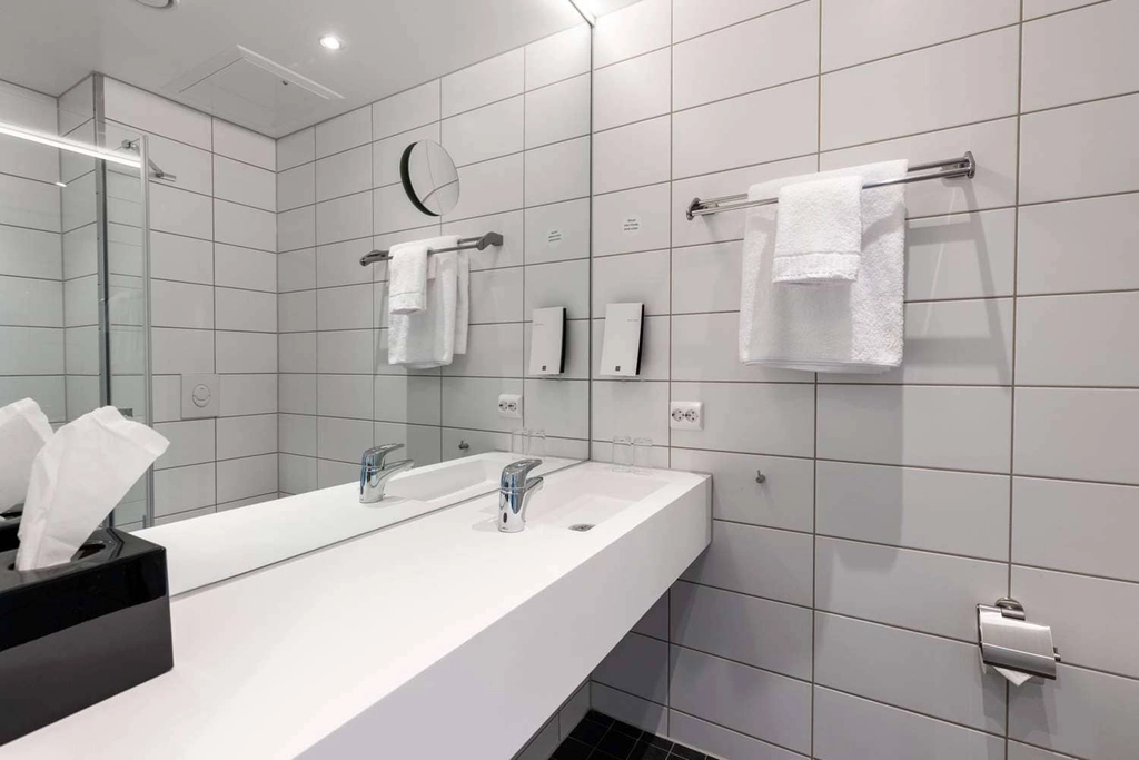 Oslo Airport bathroom