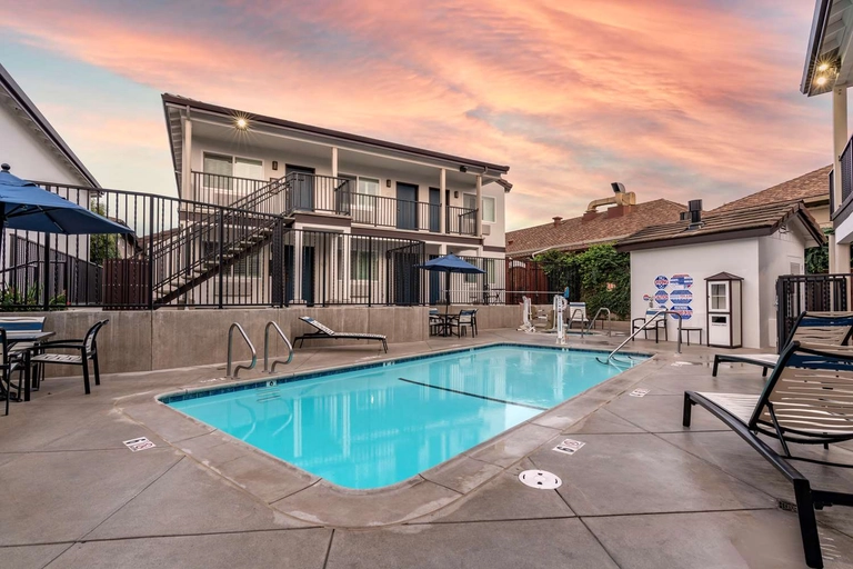 Outdoor heated pool