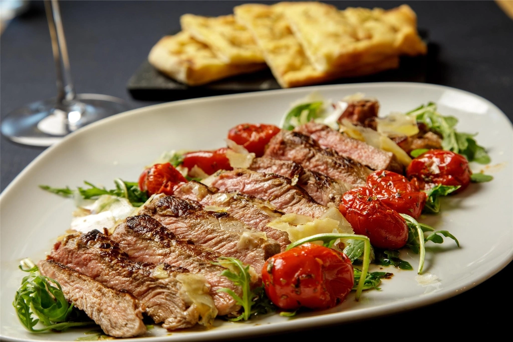 Dinner, beautifully served