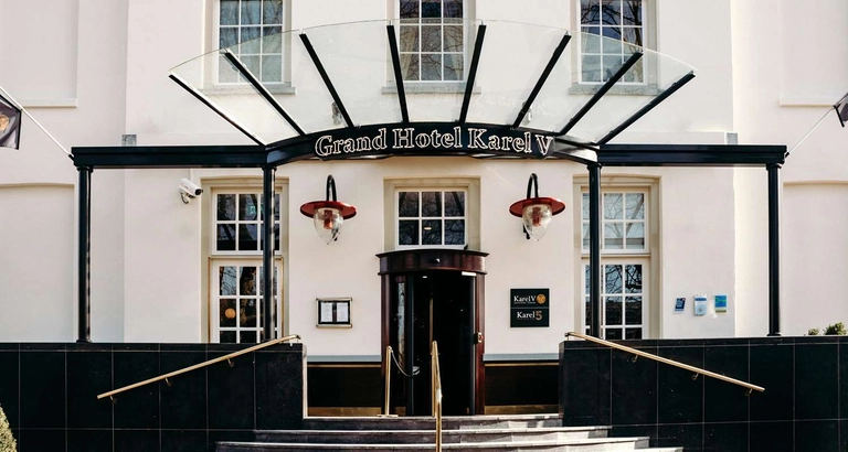 The entrance
