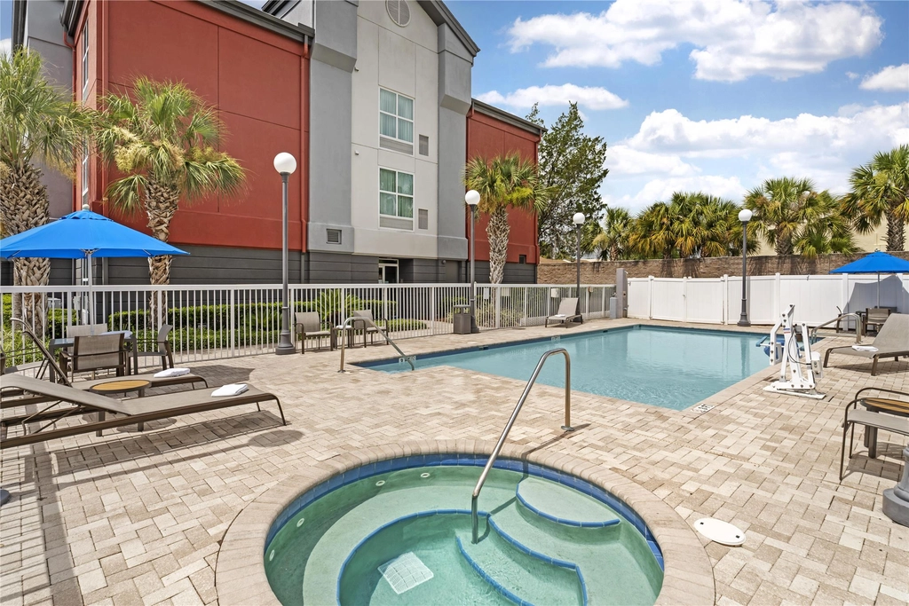 Pool and Hot Tub Area
