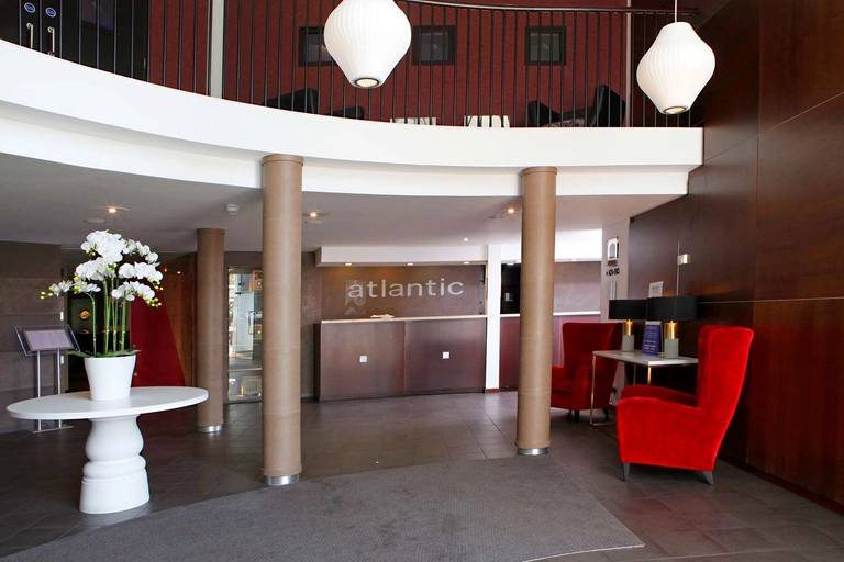 Reception Desk and Lobby