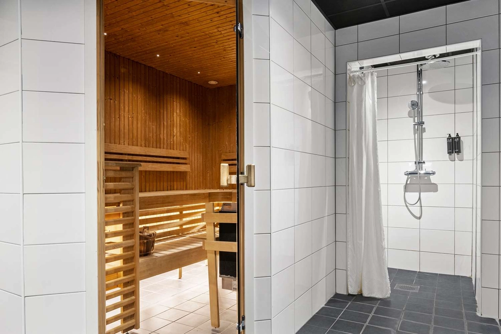 BW Gustaf Wasa sauna shower